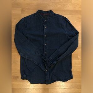 Banana Republic chambray grandad shirt